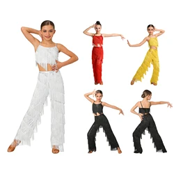 Traje de baile latino con lentejuelas para niñas – Samba y salsa