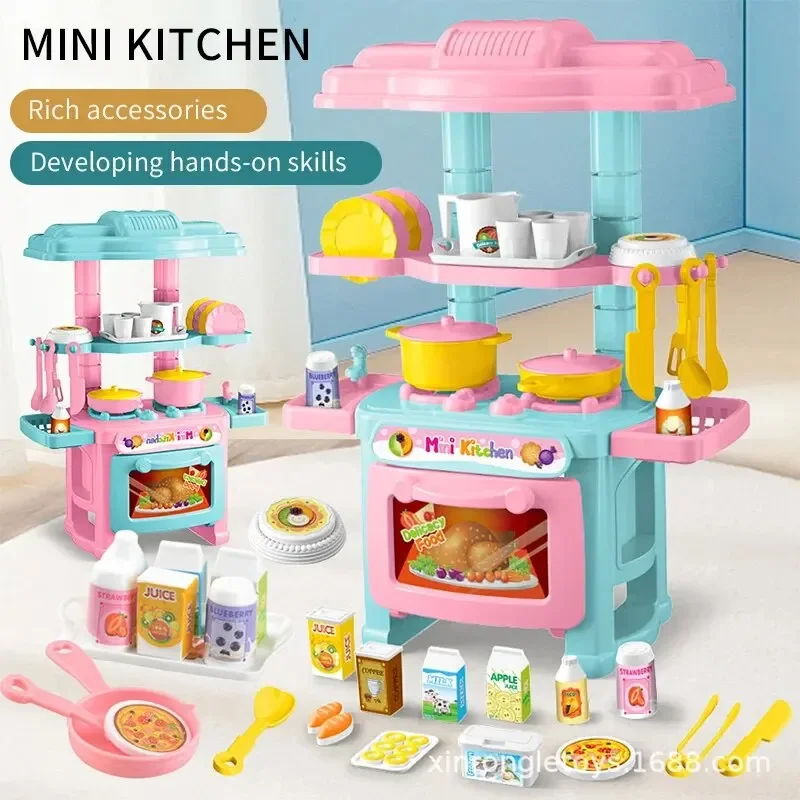 Juego de cocina manualidades con vajilla de juguete para niños - imagen 4