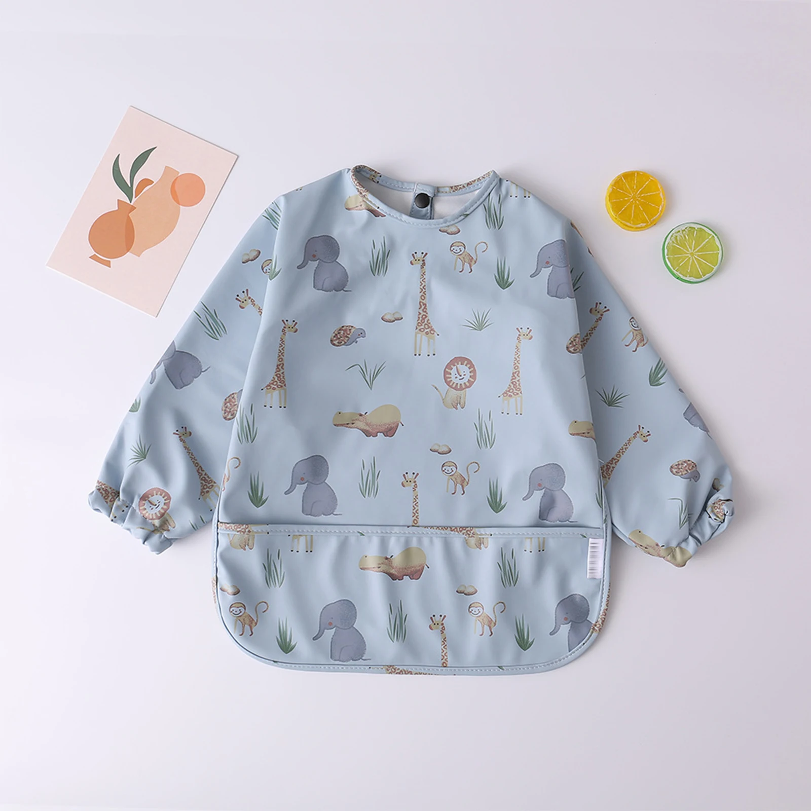 Babero bandana de tela absorbente para bebés y niños