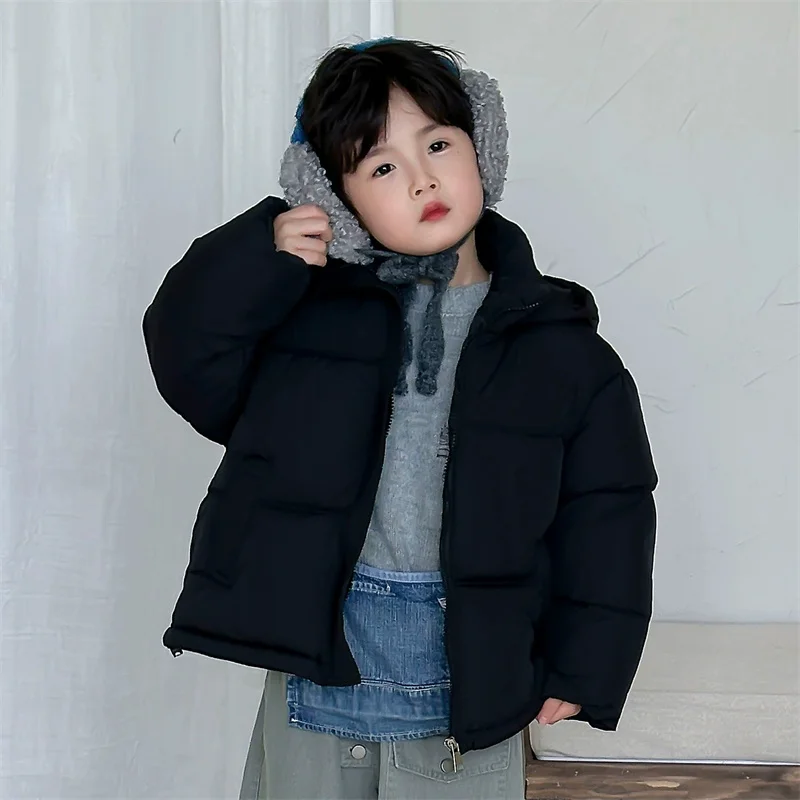 Abrigo acolchado de invierno con capucha para niños – algodón cálido - imagen 2
