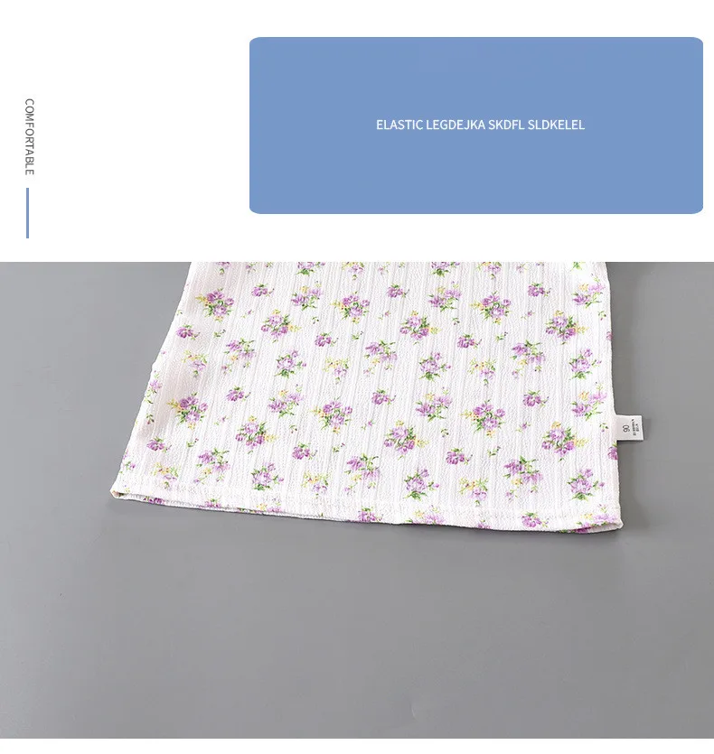 Conjunto infantil con diseño veraniego