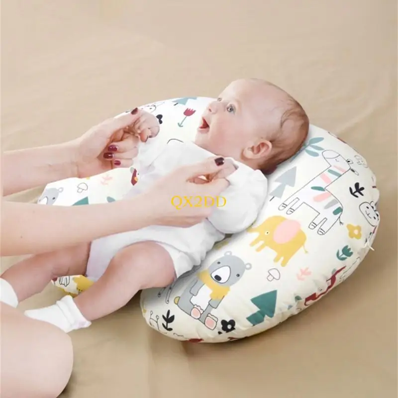 Almohada de lactancia con soporte para biberón y unión madre-bebé - imagen 2