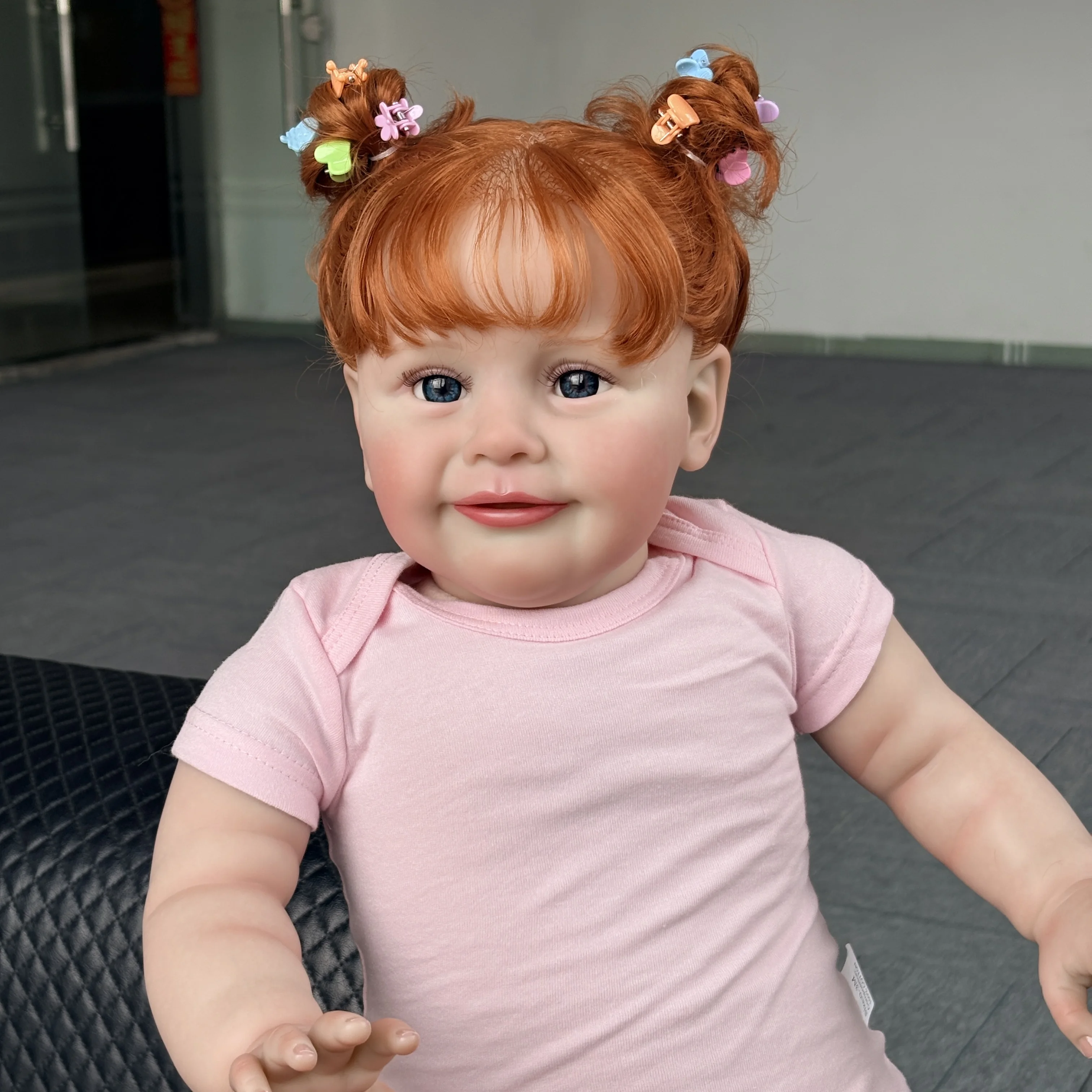 Muñeca reborn Zoe de tacto suave con piel pintada 3D - imagen 5