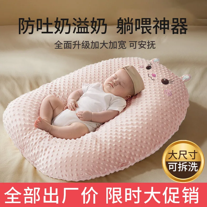 Almohada de lactancia antipolen para bebé – cómoda para dormir - imagen 3