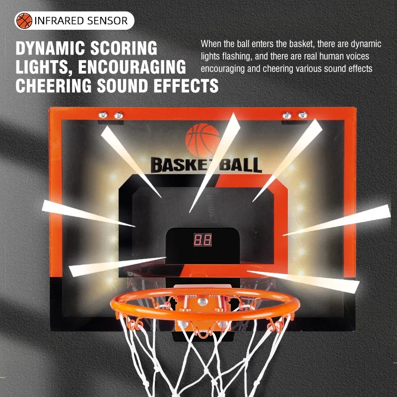 Tablero de baloncesto con puntuación electrónica para niños - imagen 4