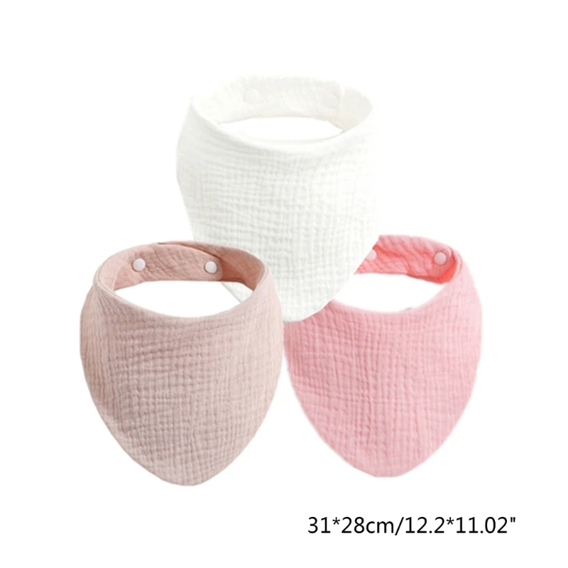 HOUSBAY Baberos de muselina para bebé – toallas faciales - imagen 5