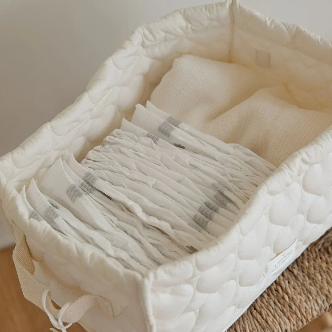 Bolsa organizadora para pañales de algodón: cuna, ropa y juguetes - imagen 3