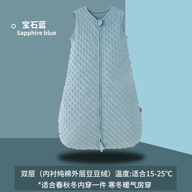 Dot Saco de dormir felpa 3D unisex para bebé suave y cálido acolchado - imagen 4
