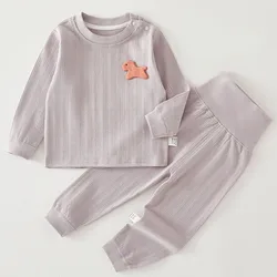 Conjunto infantil unisex de manga larga con estampado de dibujos