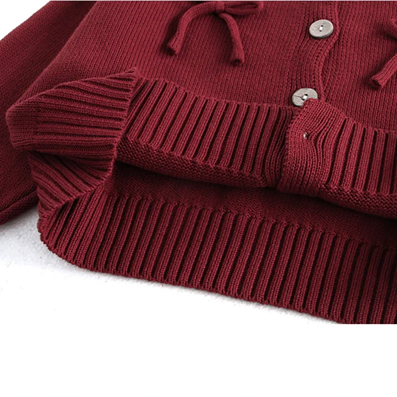 Cárdigan MILANCEL jersey rojo para niña 2-7 años