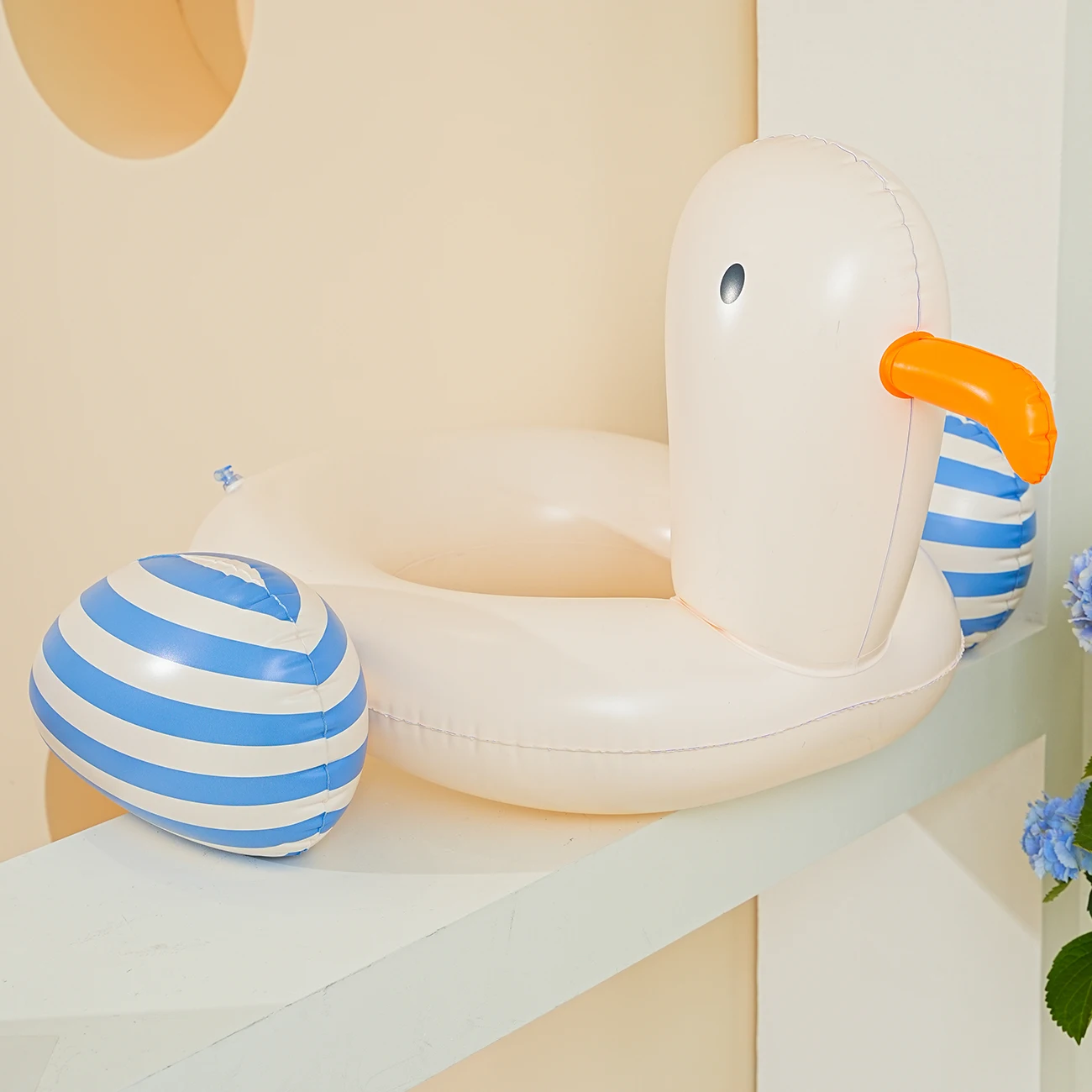 Flotador de brazo inflable con forma de gaviota para nadar - imagen 5