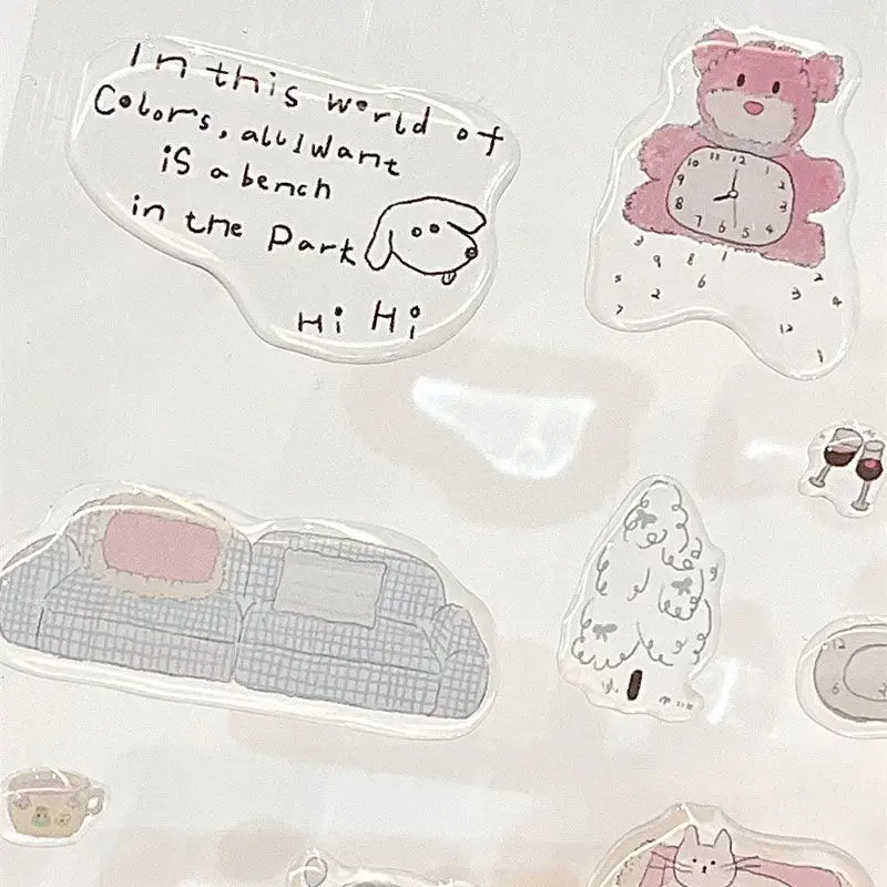 Pack de varias pegatinas de oso