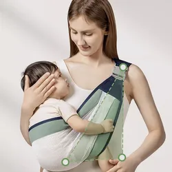 Portabebés ergonómico ajustable – Mochila ligera para recién nacidos