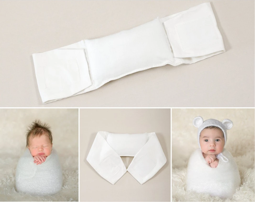 Almohada media luna de posicionamiento para bebé recién nacido