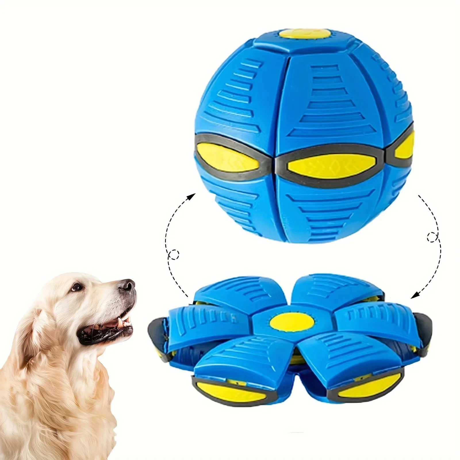 Pelota rebotante con disco volador – Juguete resistente para bebé - imagen 3