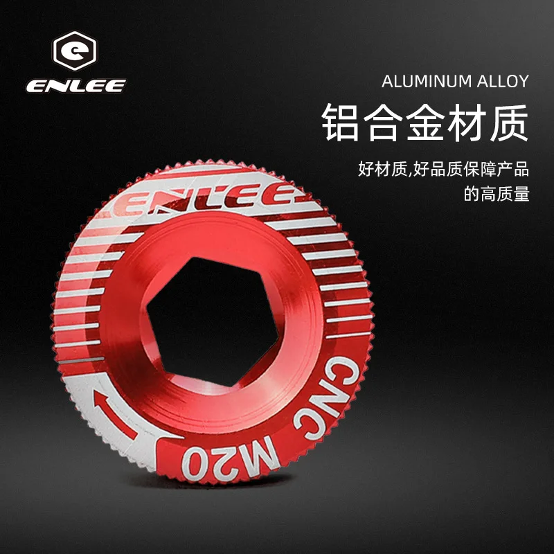 Tapa de manivela ENLEE de aluminio compatible con Shimano