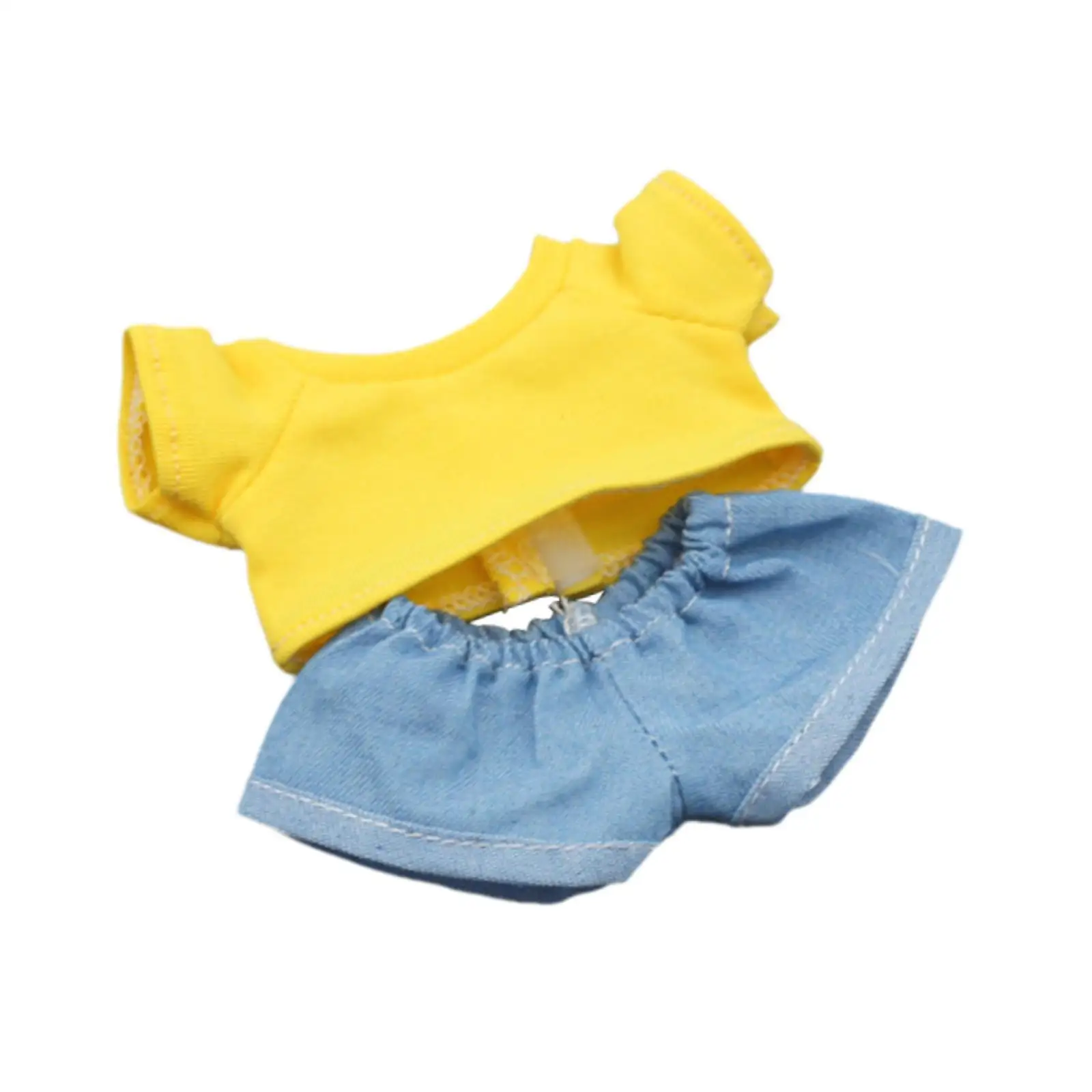 Conjunto de ropa de peluche para muñecas: top y pantalón - imagen 4
