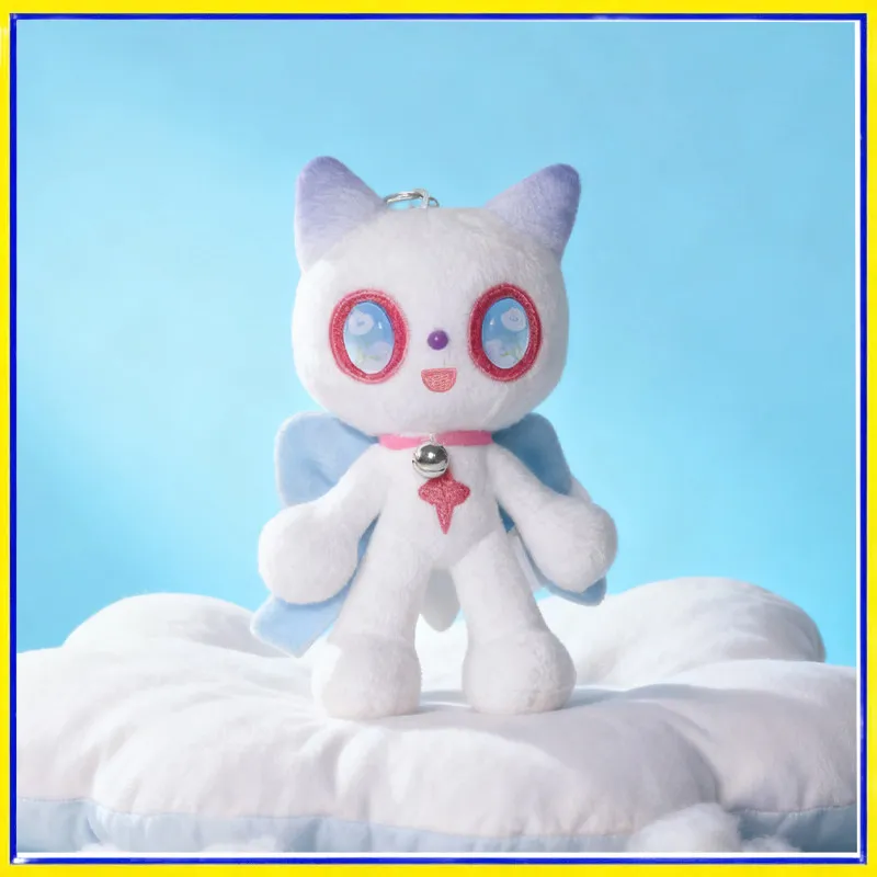 X2HOMME Llavero de gato de peluche para mochila infantil