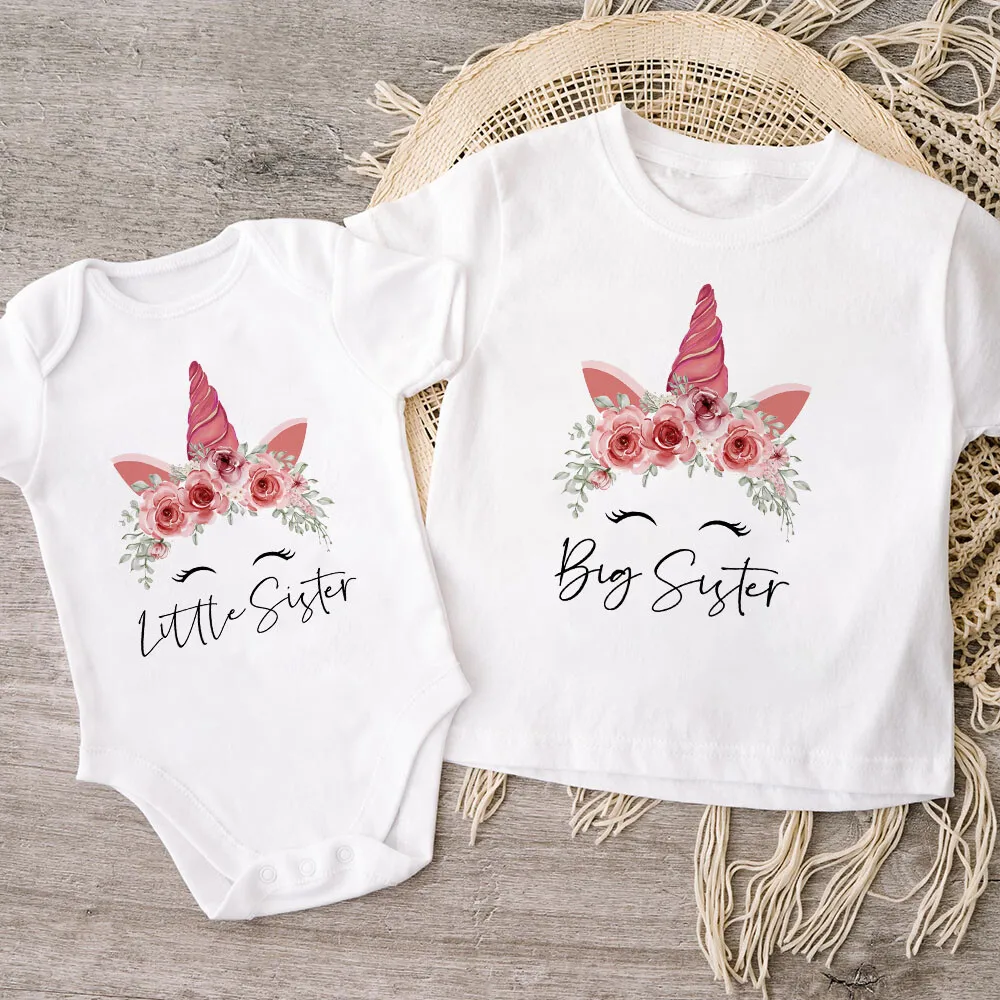 Body y camiseta a conjunto para hermanos