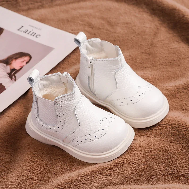 Botas de nieve impermeables y antideslizantes para niños