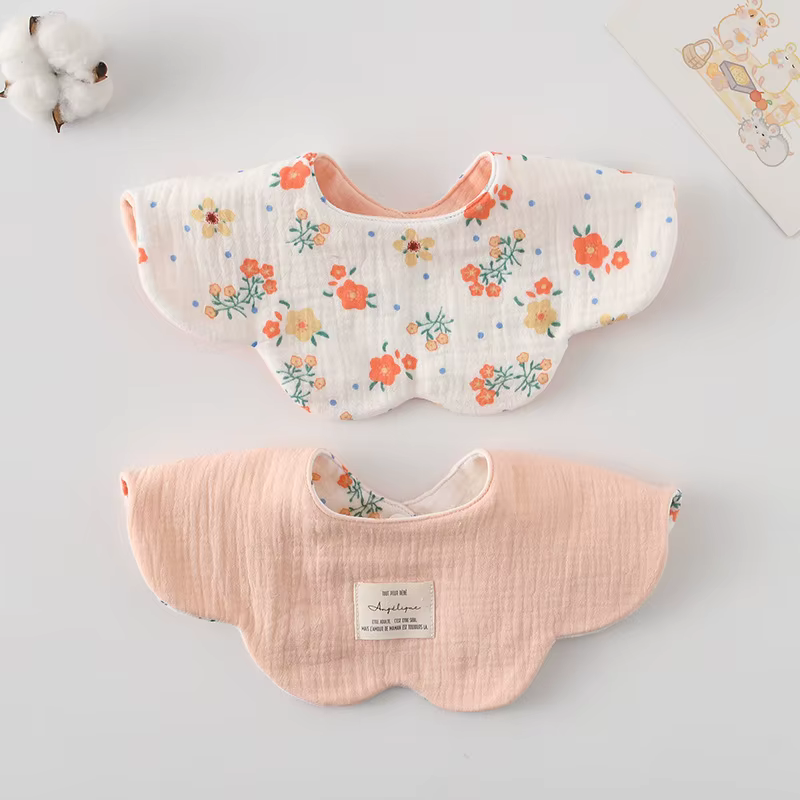 Babero de algodón para bebé – doble cara, suave, cómodo y absorbente - imagen 5