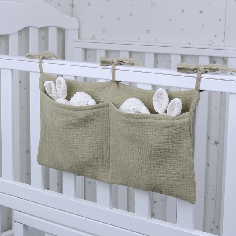 Organizador colgante para cuna de bebé - almacenamiento práctico - imagen 3