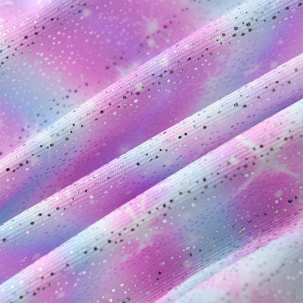 DXTON leggings de rayas degradado caramelo para niñas de primavera - imagen 2