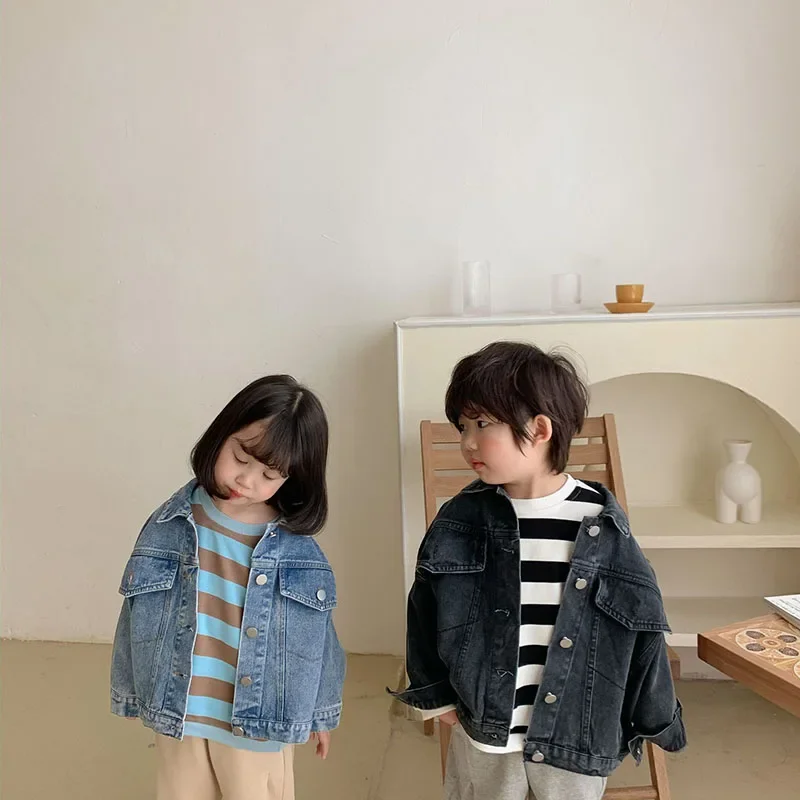 Milangel Chaqueta vaquera clásica para niño - imagen 2