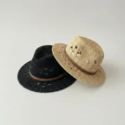 MILANCEL Sombrero de verano paja con protección solar