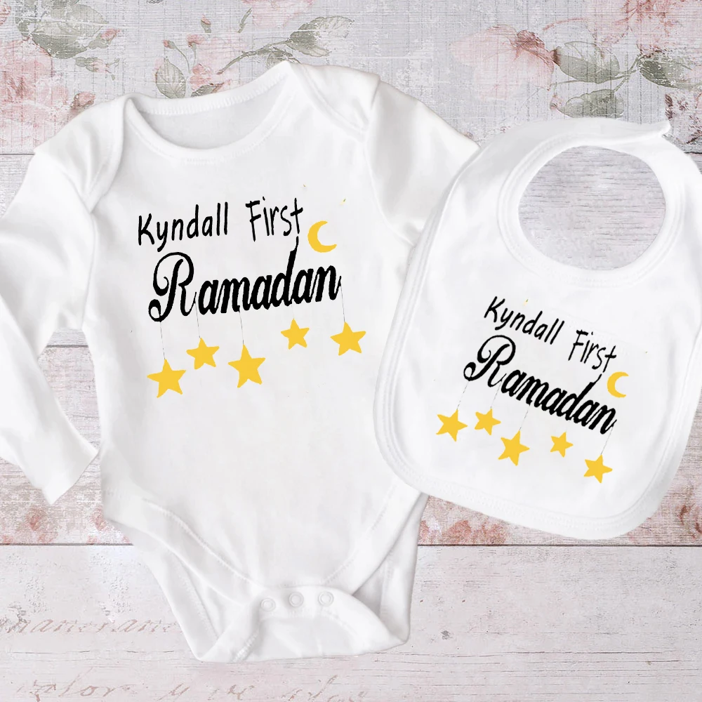 Pelele Eid para bebé niña – Conjunto 2 piezas con diseño festivo