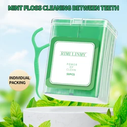 Hilo dental menta – Palitos individuales desechables