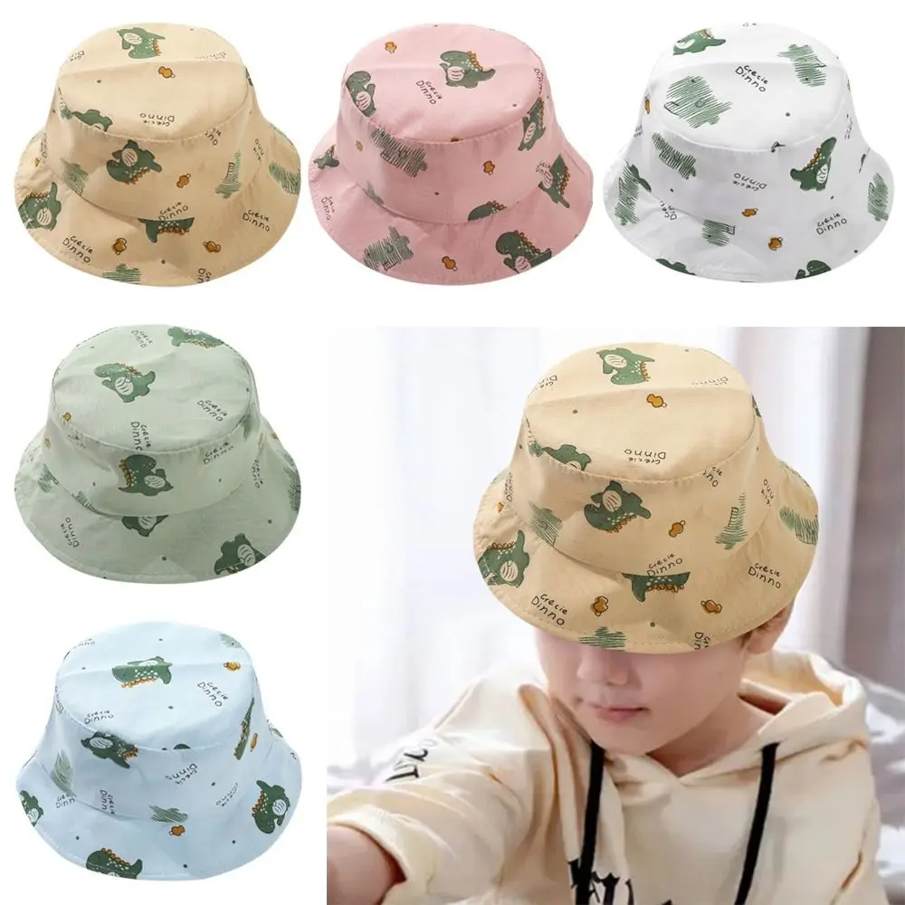 Sombrero pescador anti-UV de dinosaurios para niños y niñas - imagen 5