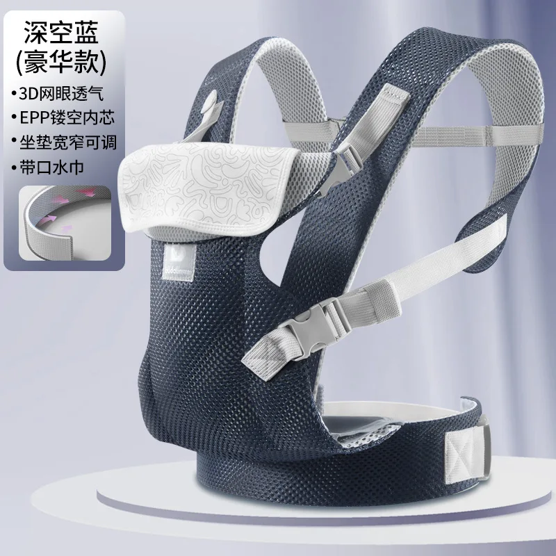 Portabebés de cintura para bebé con sujeción frontal acolchada - imagen 3