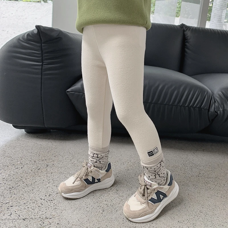 Leggings de lana de invierno para niñas: gruesos y cálidos - imagen 2