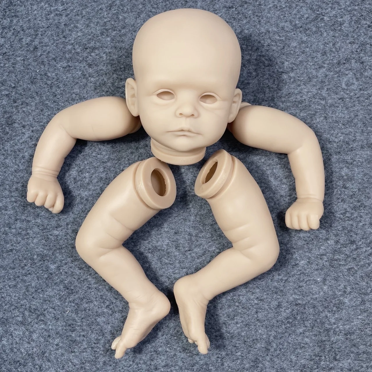 Muñeco bebé Reborn Joleen de vinilo sin pintar realista