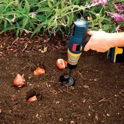Broca para el suelo con varilla en espiral desmontable para plantar
