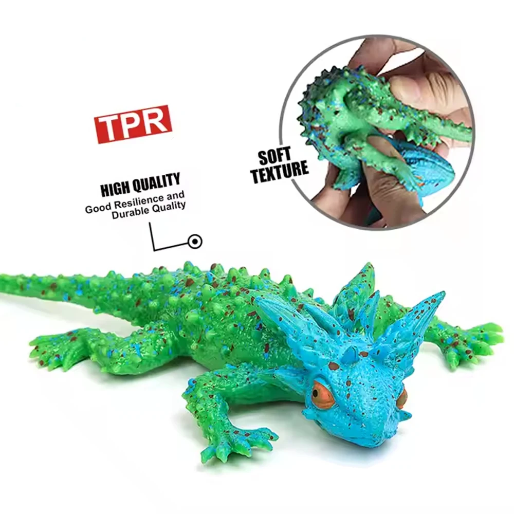 Lagarto TPR resistente y suave