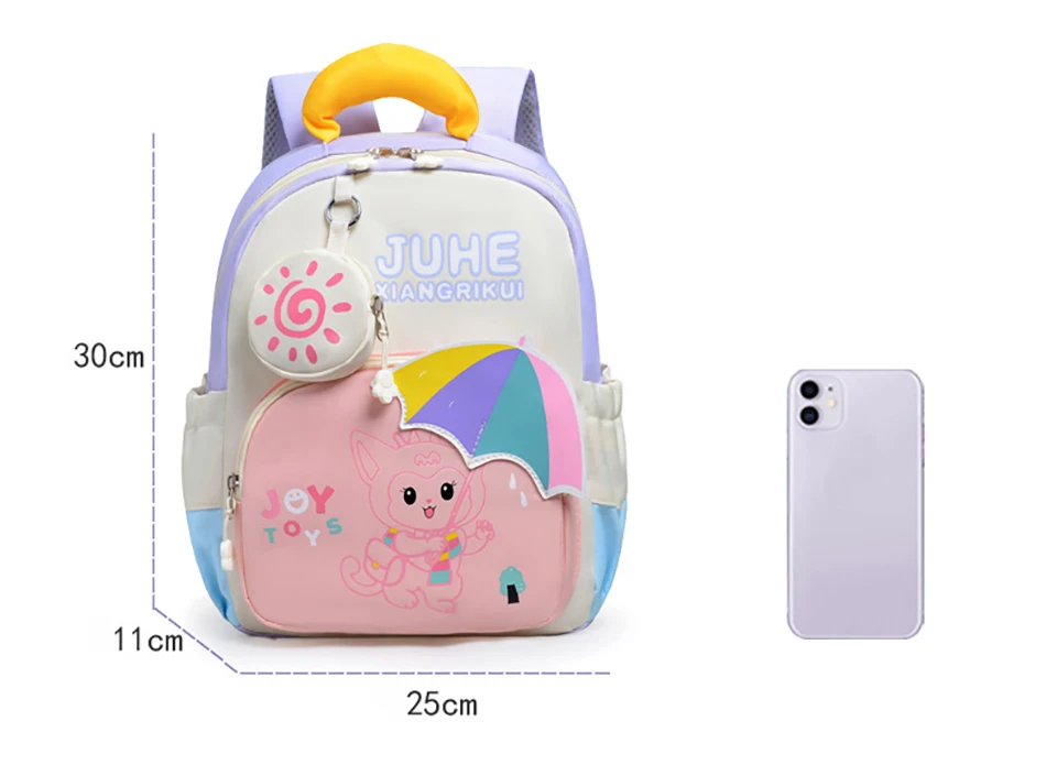 Colores disponibles: morado, rosa, verde y azul