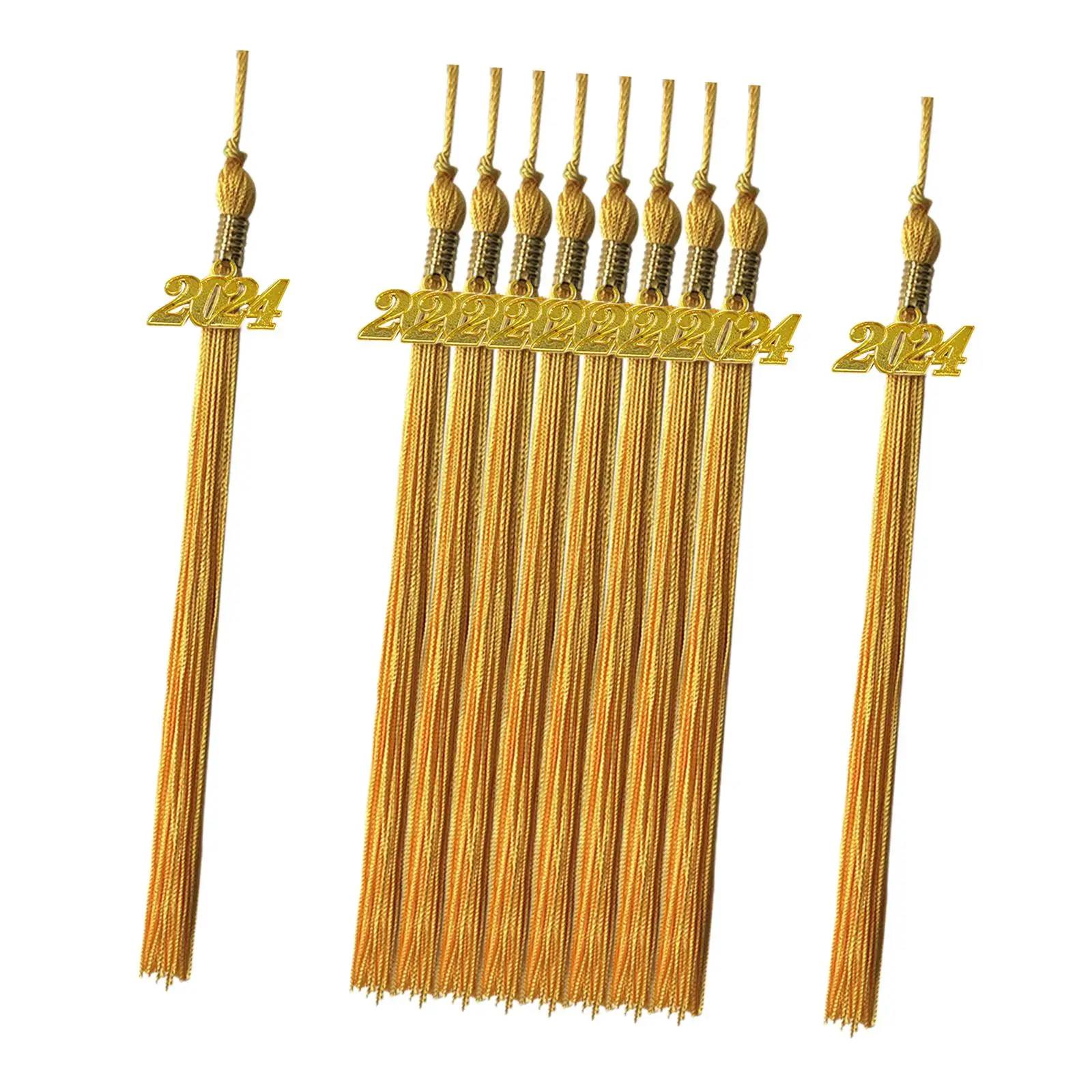 Borlas para birrete de graduación infantil con colgante dorado - imagen 4