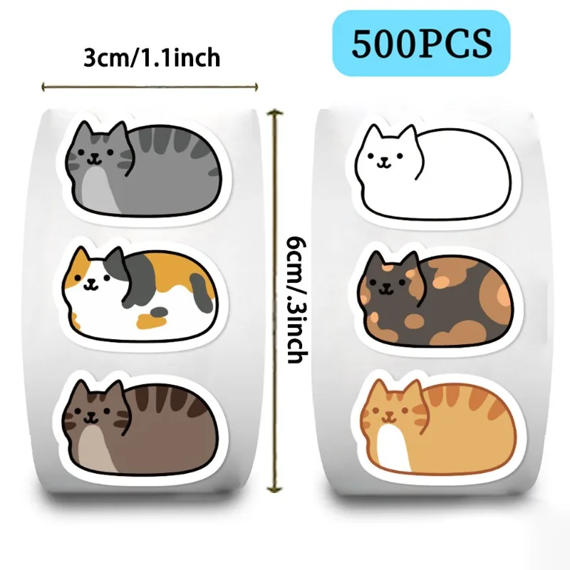 Pegatinas impermeables para móvil con gatitos tiernos - imagen 3