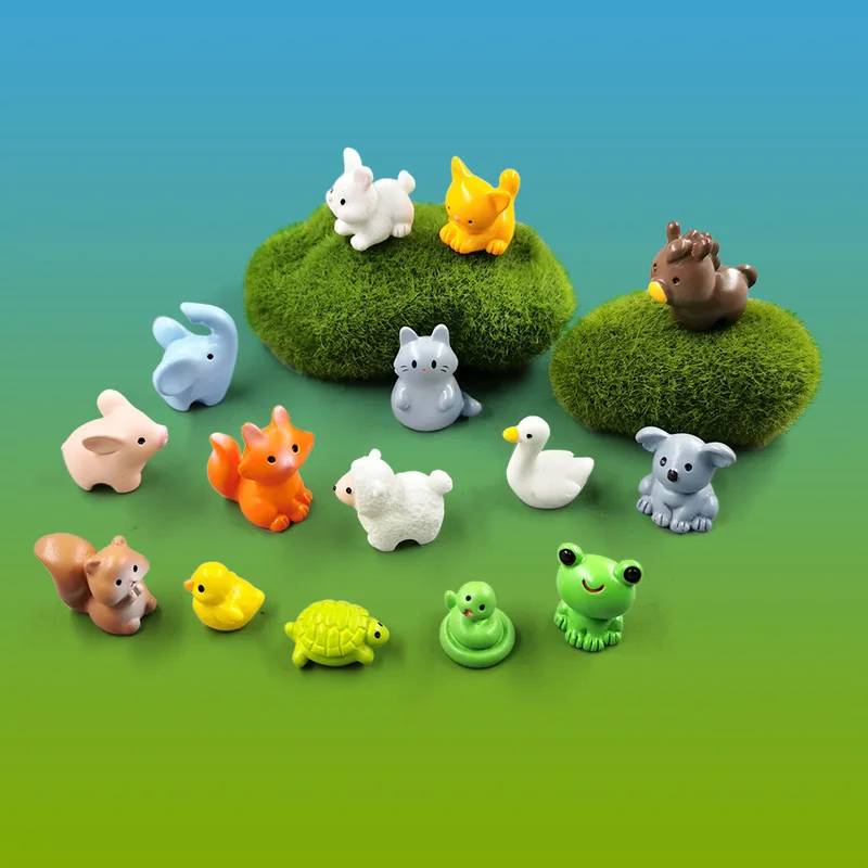 Miniaturas de animales para jardín de hadas infantil - imagen 2