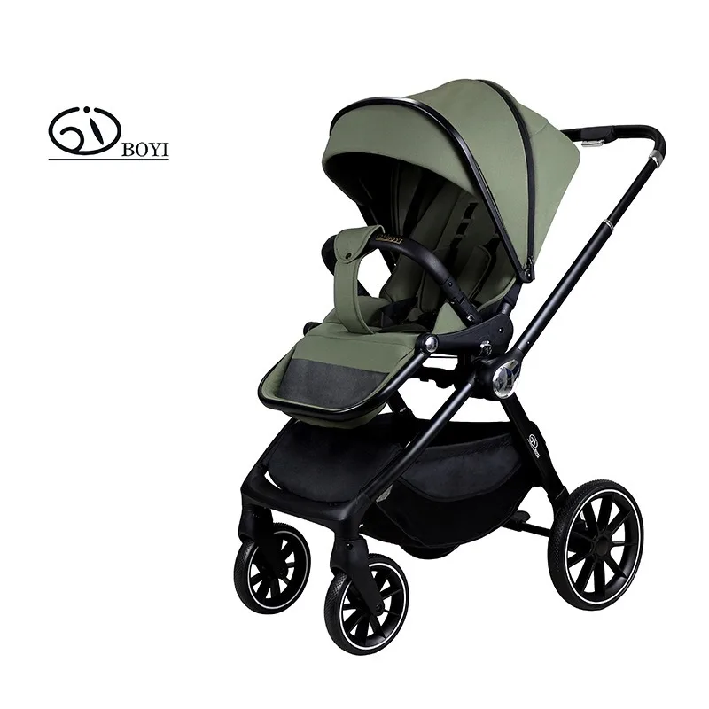 Carrito de bebé plegable ligero reclinable, ideal paseo - imagen 4