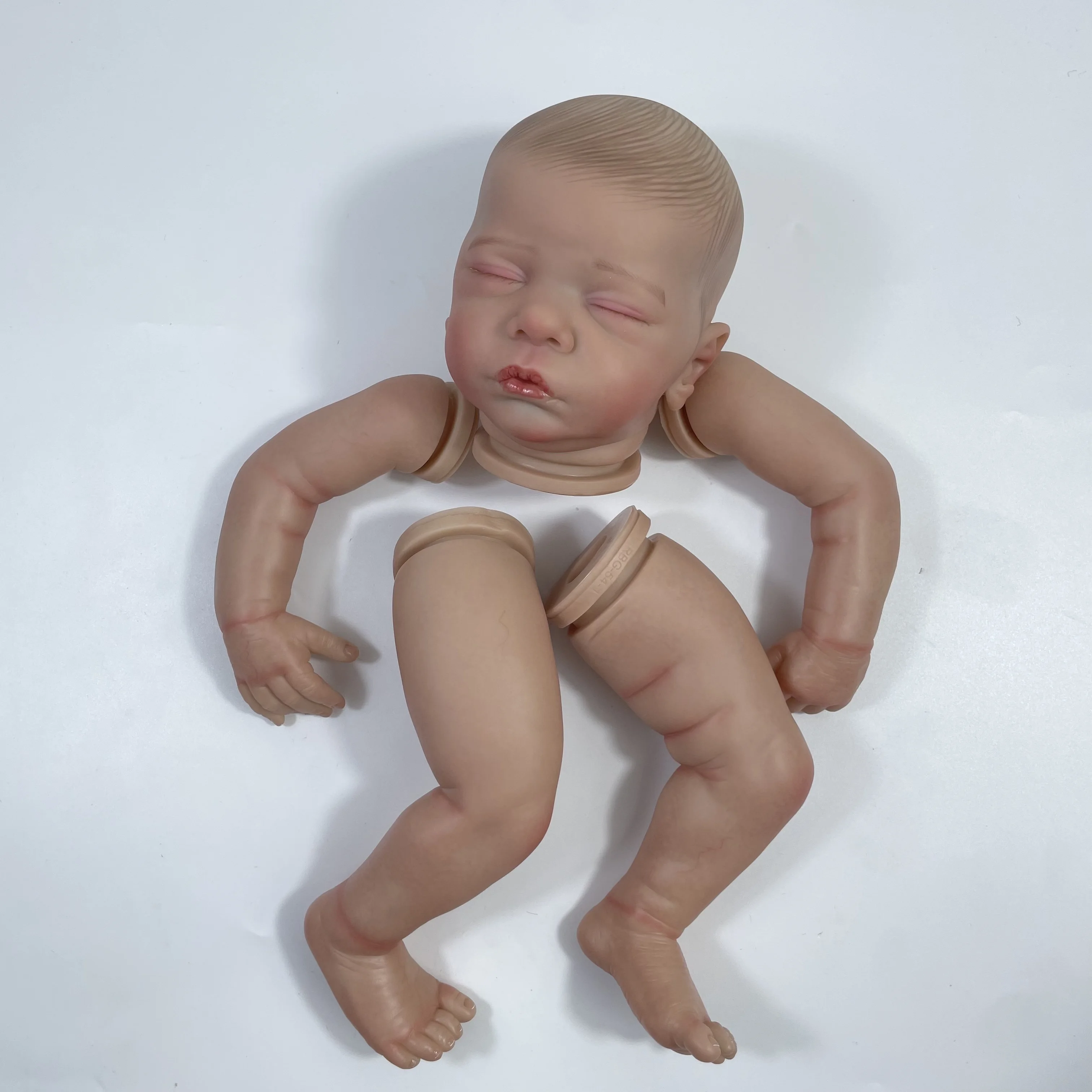 Muñeca Reborn Romy de piel pintada 3D con pestañas enraizadas - imagen 4