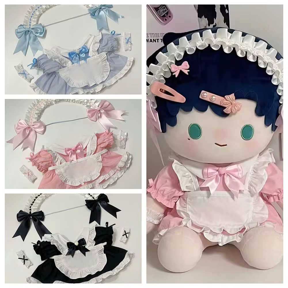 Vestido de gasa para muñeca de algodón – Colorido y suave - imagen 4