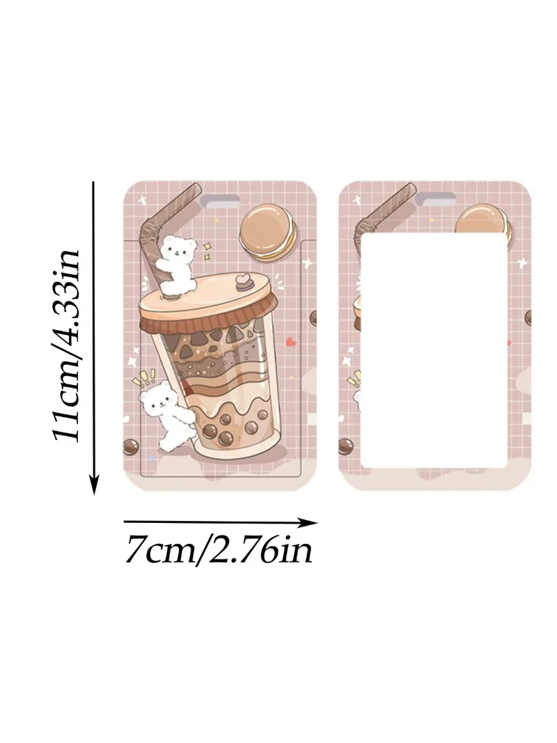 Funda para tarjetas de identificación infantil en plástico ABS – diseño té - imagen 2