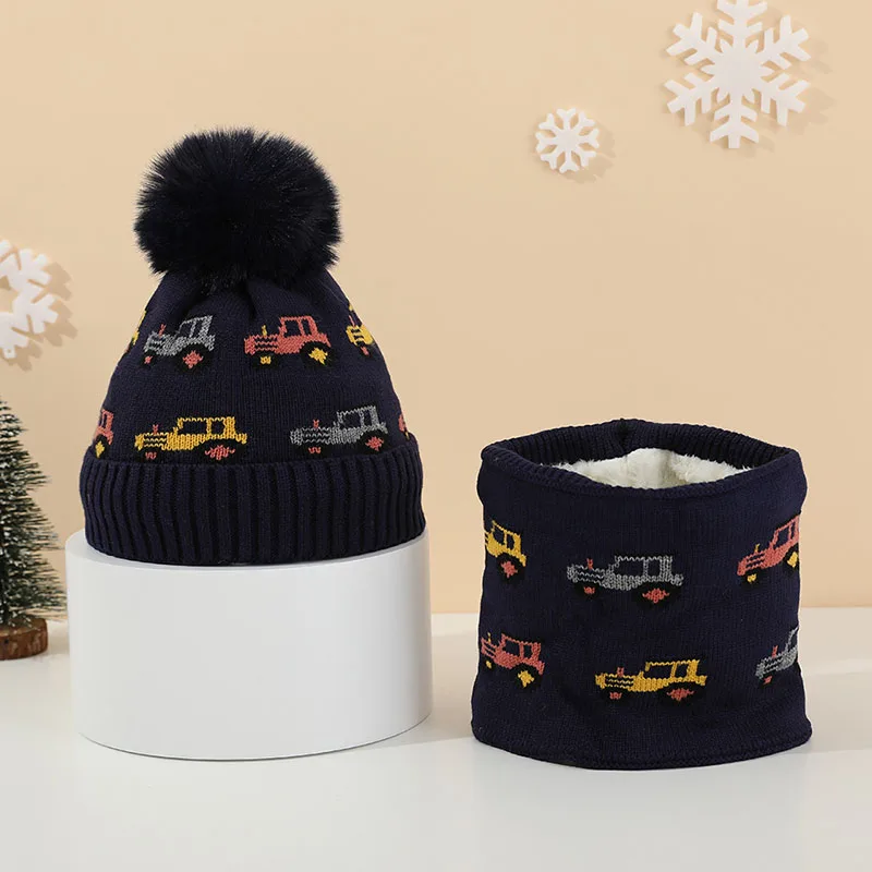 Milancel conjunto gorro y bufanda infantil de invierno cálido - imagen 2