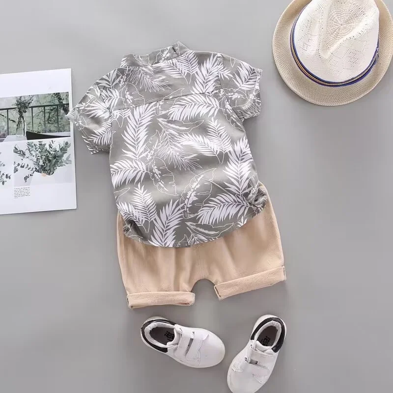 Conjunto de verano para bebé: camisa y pantalón corto infantil - imagen 4