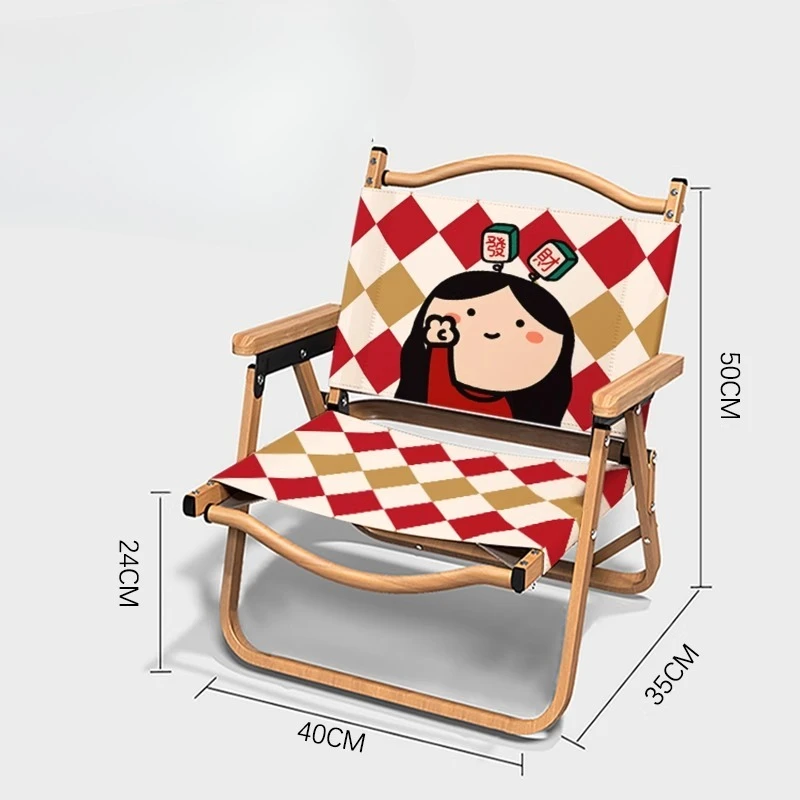 Silla plegable con pies antideslizantes para playa y camping - imagen 5