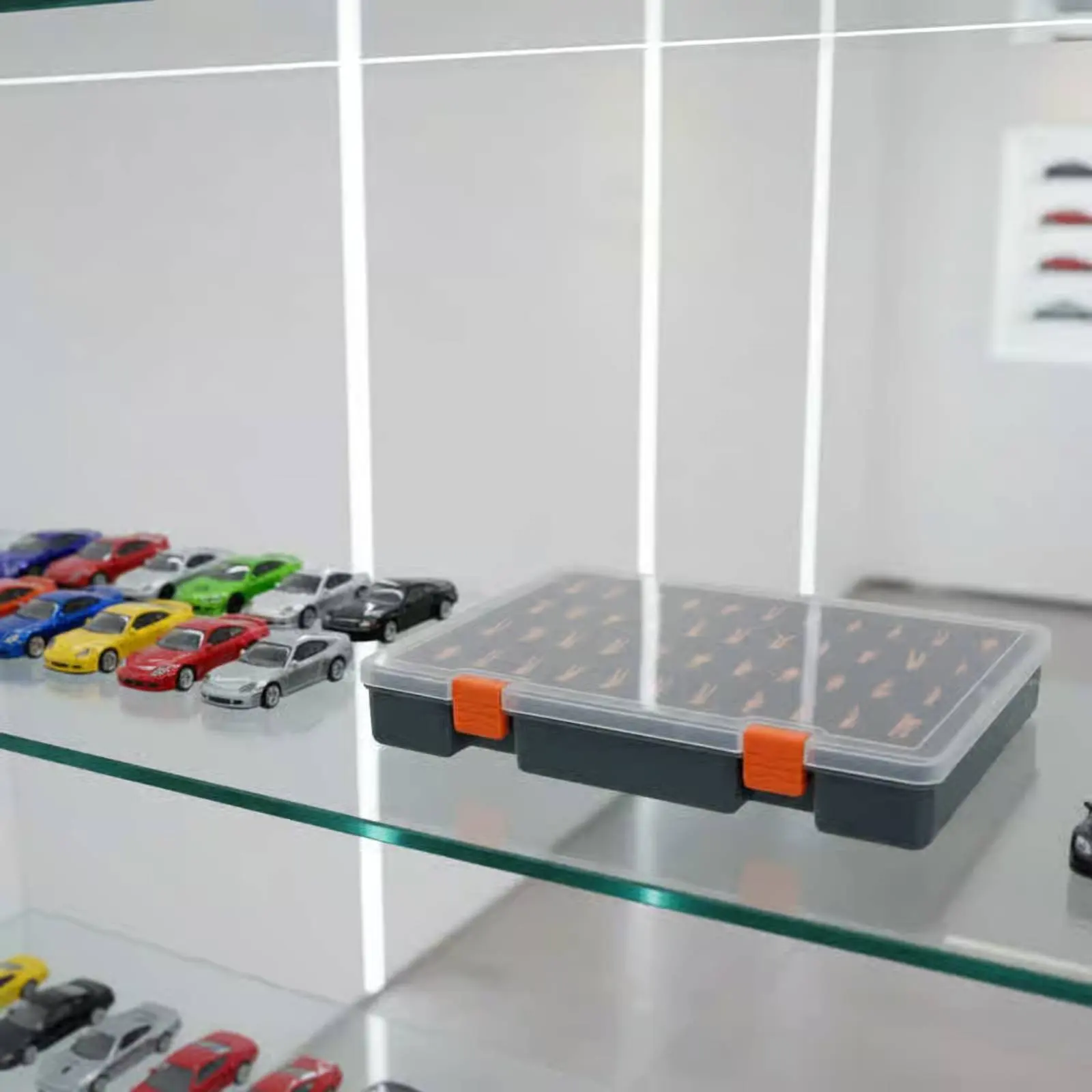 Estuche transparente rígido para minifiguras con espuma protectora - imagen 4