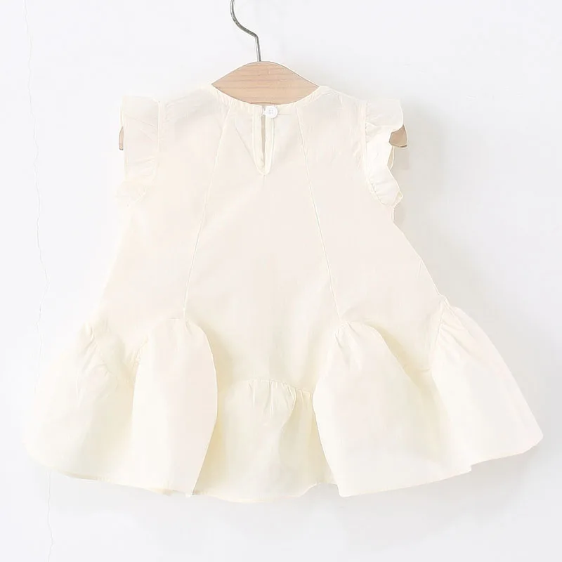Vestido princesa sin mangas de algodón para niña – conjunto con bolsa - imagen 3